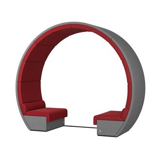 Kulik System - Shuttle - Akustiksofa (Rød)